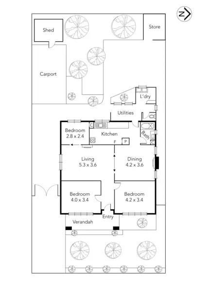 Floorplan of Homely house listing, 7 Alphington Street, Northcote VIC 3070
