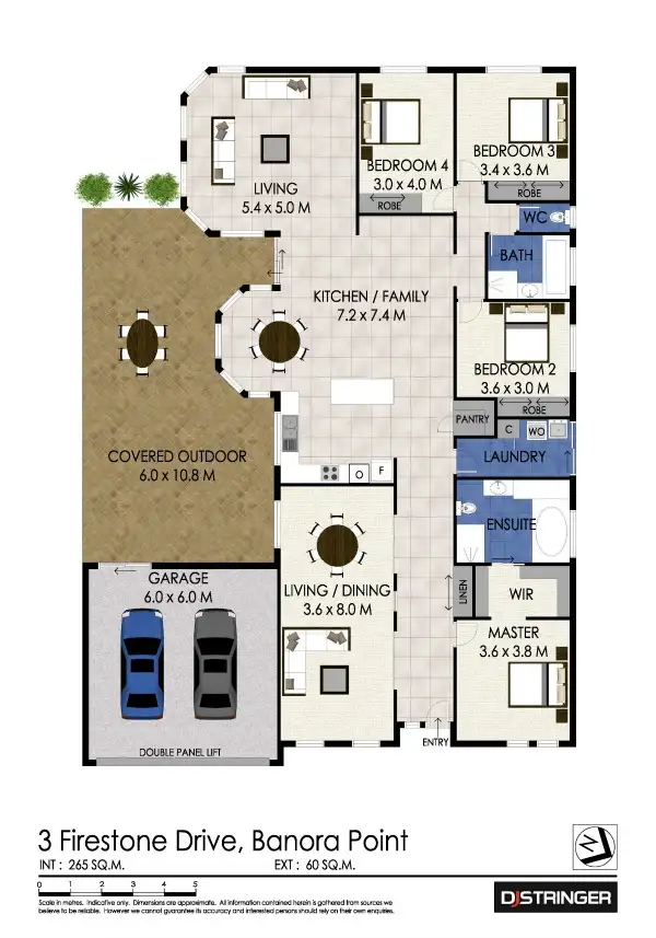 Floorplan of Homely house listing, 3 Firestone Drive, Banora Point NSW 2486