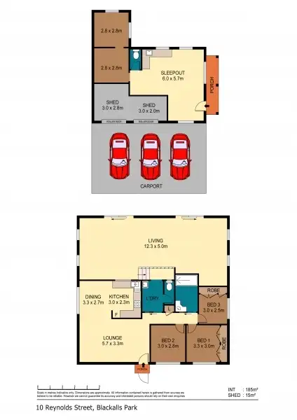 Floorplan of Homely house listing, 10 Reynolds Street, Blackalls Park NSW 2283