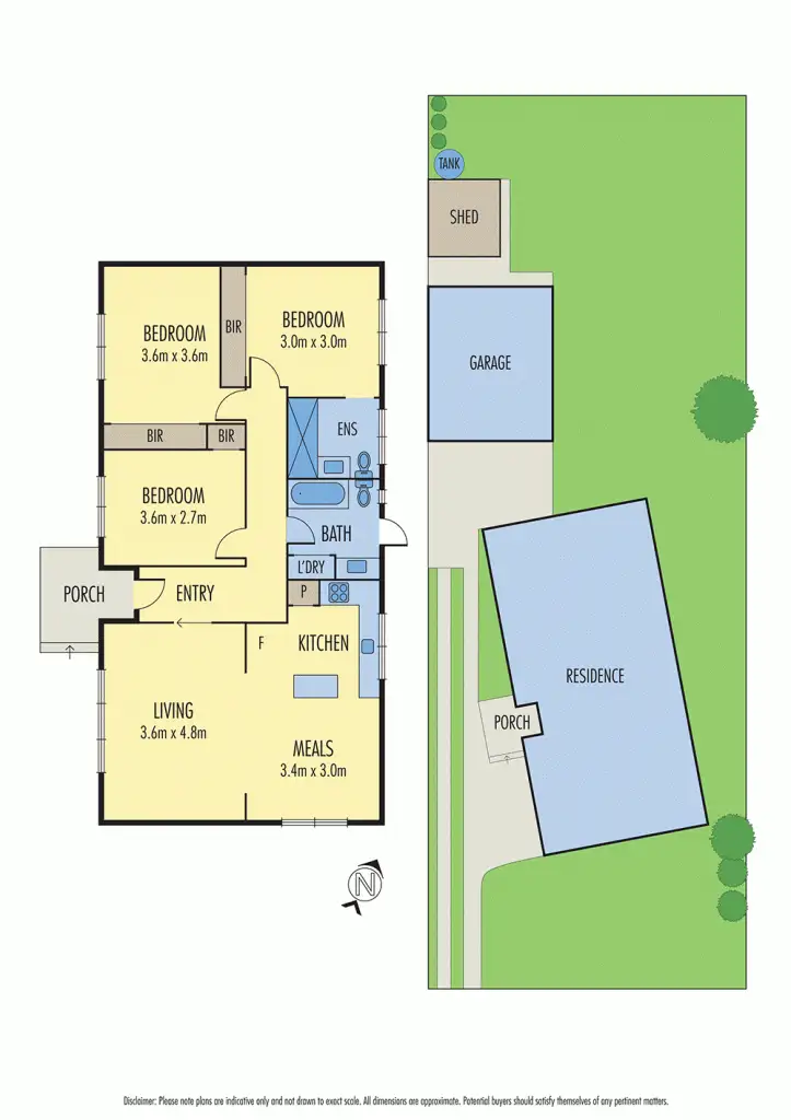 Floorplan of Homely house listing, 208 Frankston-Dandenong Road, Seaford VIC 3198
