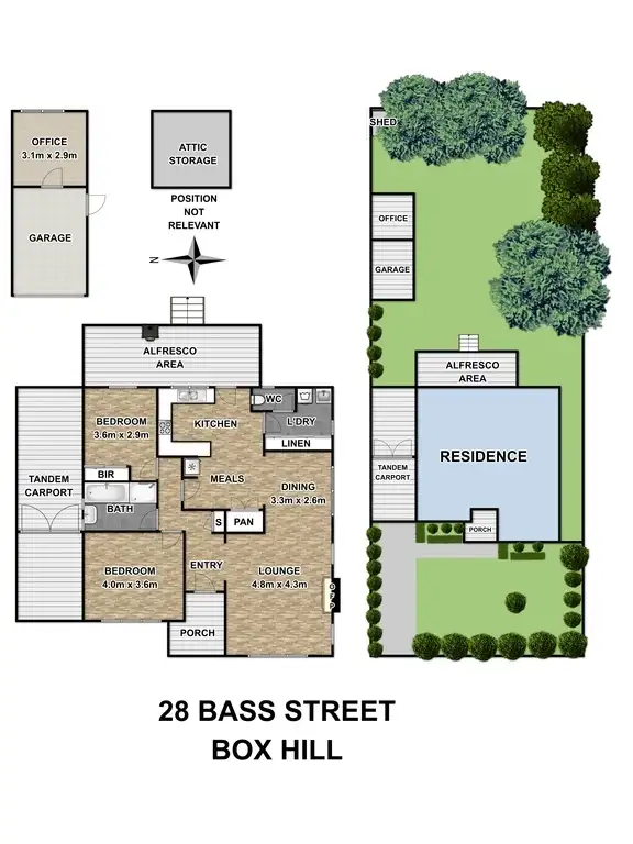 Floorplan of Homely house listing, 28 Bass Street, Box Hill VIC 3128