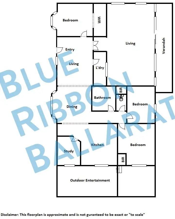 Floorplan of Homely house listing, 190 Scarsdale Pitfield Road, Scarsdale VIC 3351
