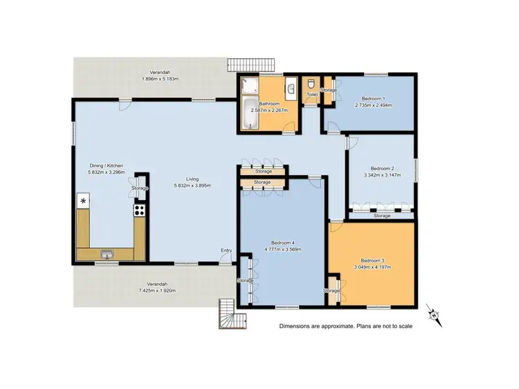 Floorplan of Homely house listing, 399 Dobie Street, Grafton NSW 2460