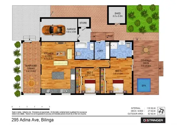 Floorplan of Homely house listing, 295 Adina Avenue, Bilinga QLD 4225
