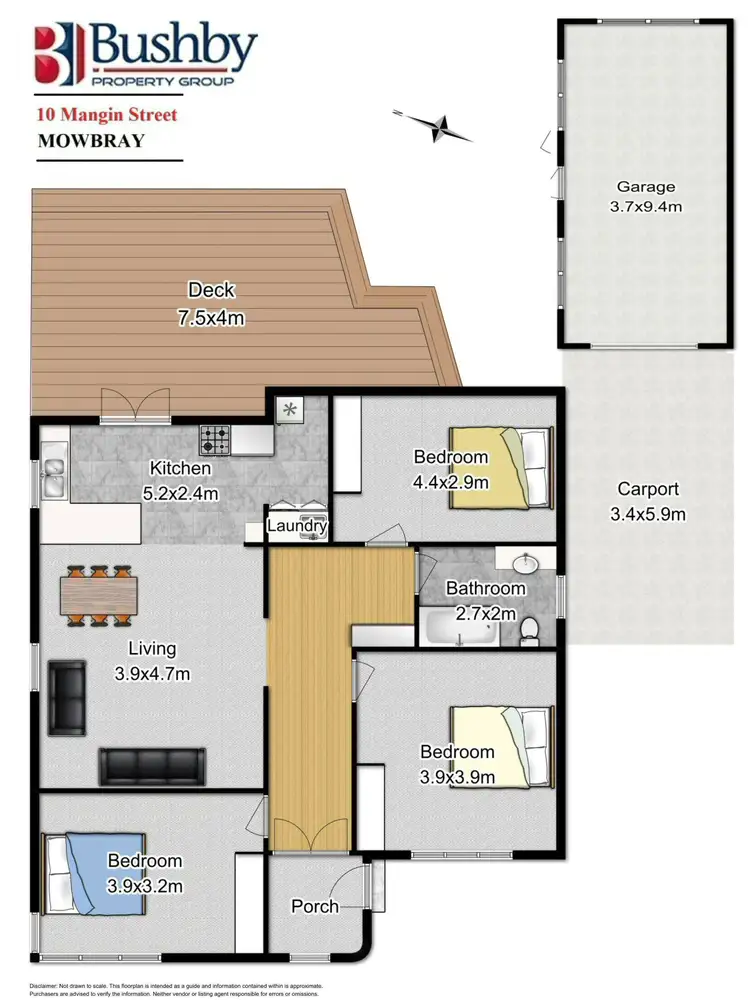 Floorplan of Homely house listing, 10 Mangin Street, Mowbray TAS 7248