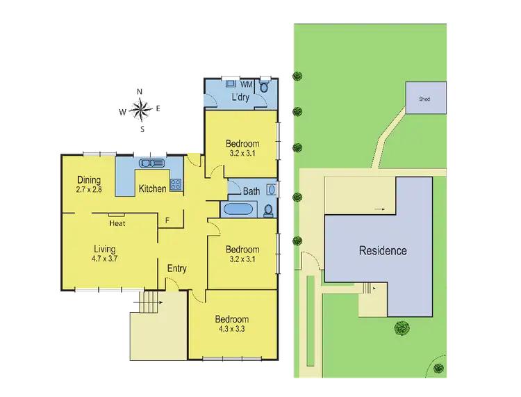 Floorplan of Homely house listing, 24 Young Street, Breakwater VIC 3219
