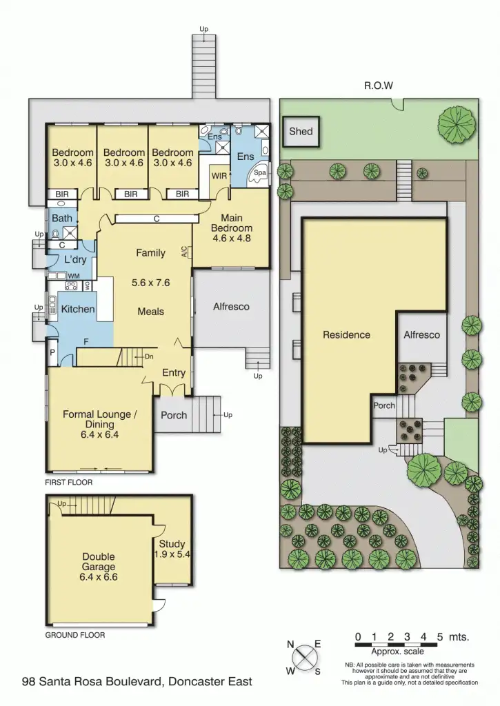 Floorplan of Homely house listing, 98 Santa Rosa Boulevard, Doncaster East VIC 3109