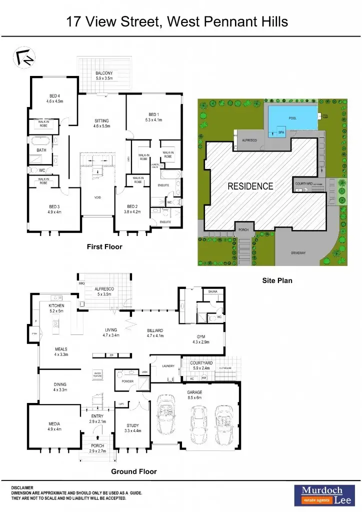 Floorplan of Homely house listing, 17 View Street, West Pennant Hills NSW 2125
