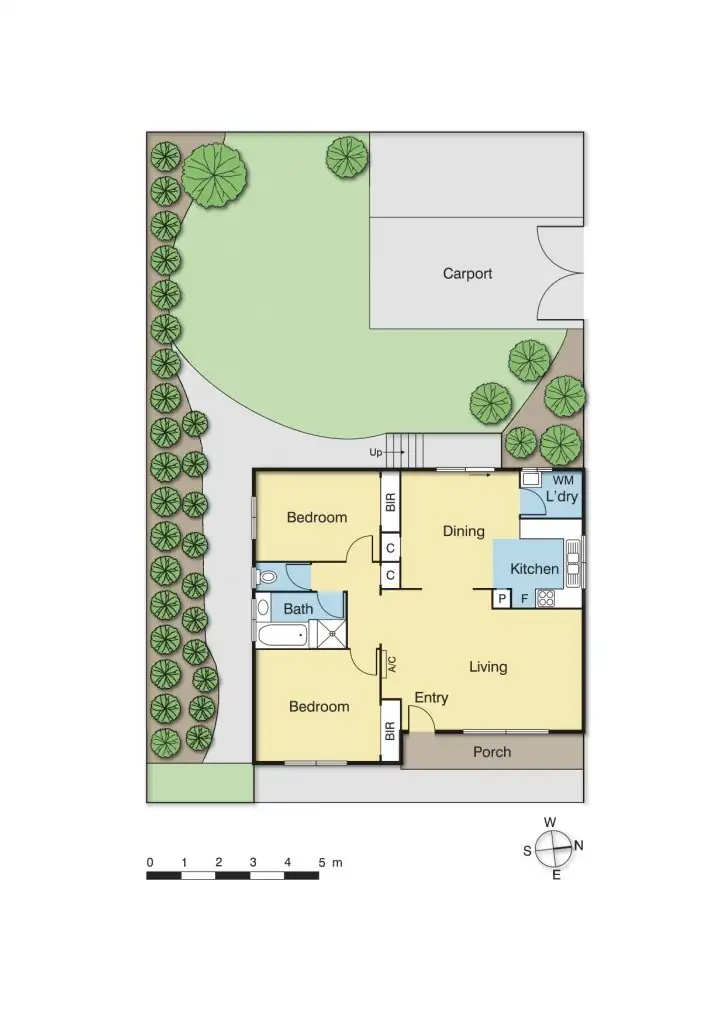 Floorplan of Homely unit listing, 1/14 Fyffe Street, Diamond Creek VIC 3089