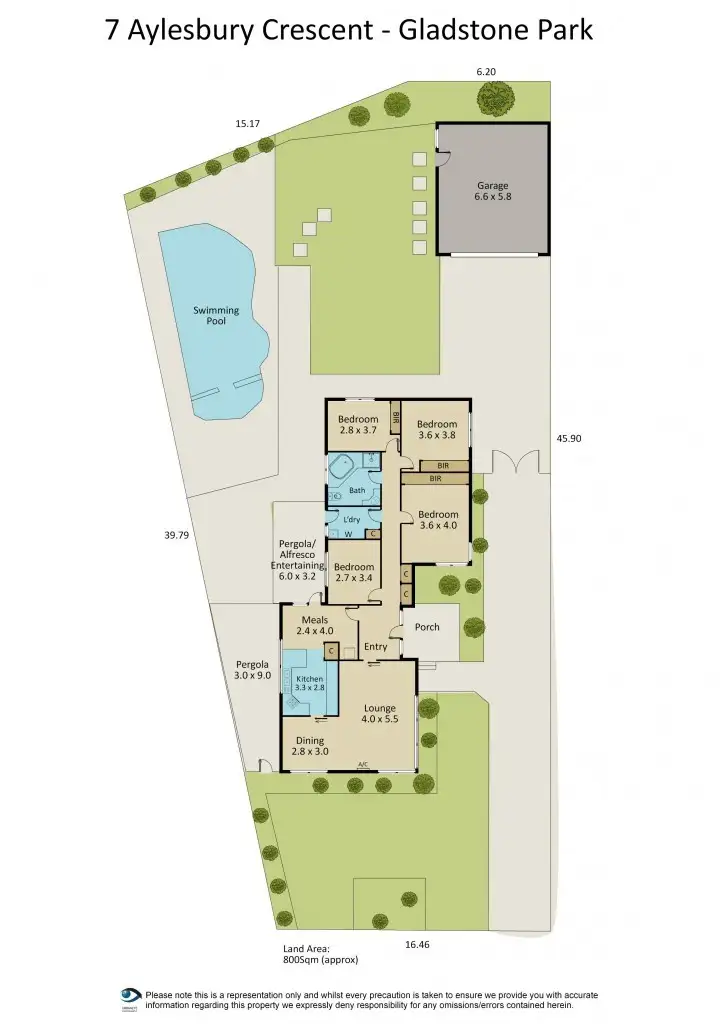Floorplan of Homely house listing, 7 Aylesbury Crescent, Gladstone Park VIC 3043