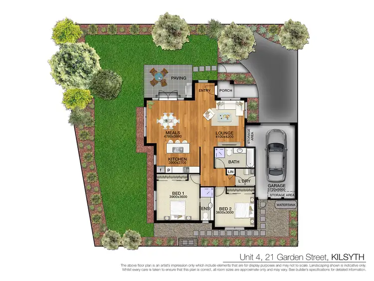 Floorplan of Homely townhouse listing, 4/21a Garden Street, Kilsyth VIC 3137