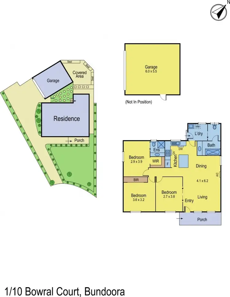Floorplan of Homely house listing, 1/10 Bowral Court, Bundoora VIC 3083