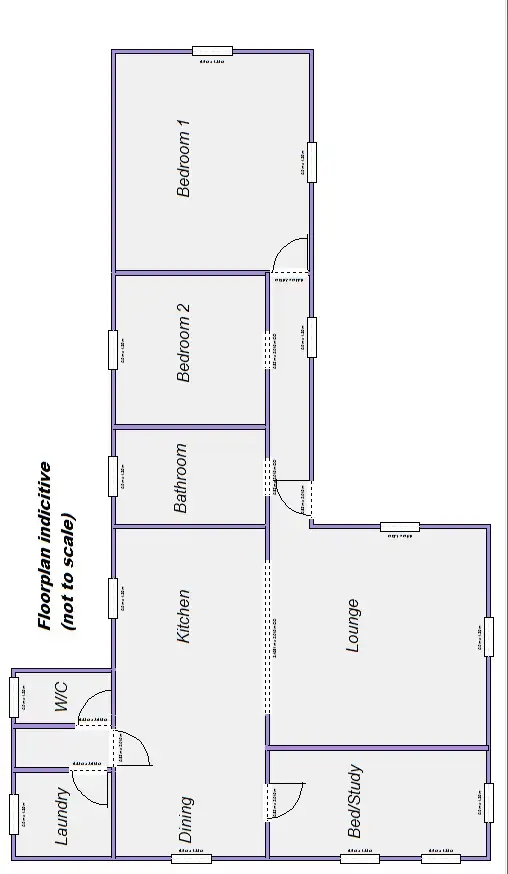 Floorplan of Homely house listing, 34 Morrison Street, Kangaroo Flat VIC 3555
