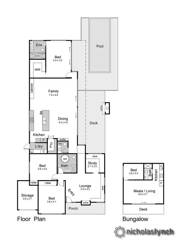 Floorplan of Homely house listing, 18 Wattle Place, Mccrae VIC 3938