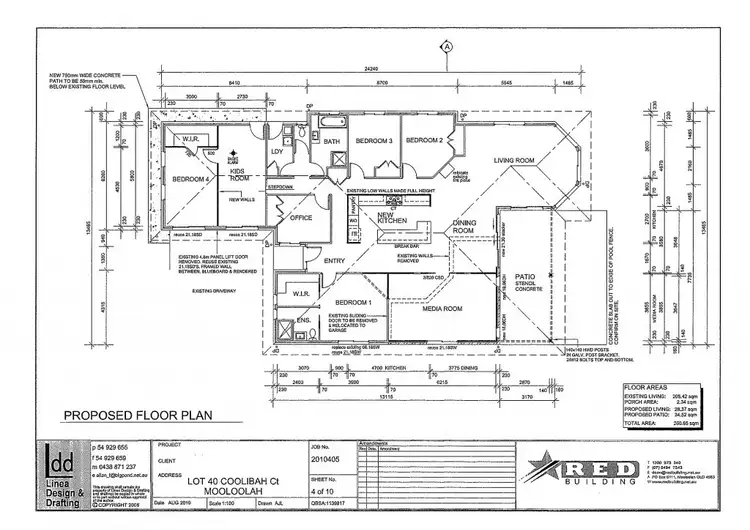 Floorplan of Homely house listing, 1 Coolibah Court, Mooloolah Valley QLD 4553