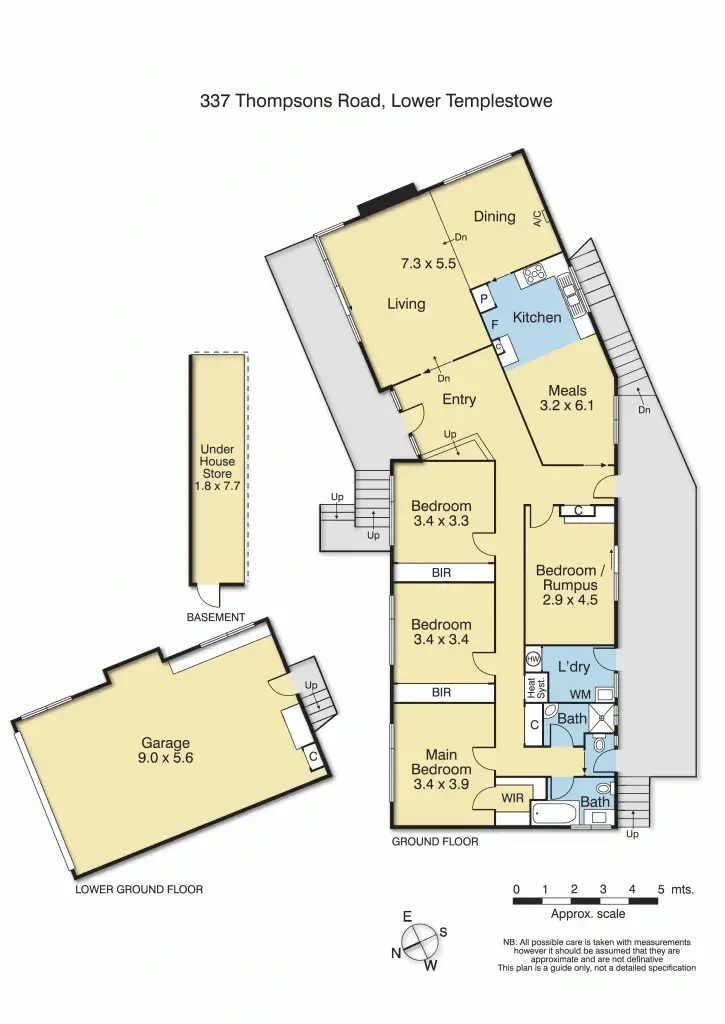 Floorplan of Homely house listing, 337 Thompsons Road, Templestowe Lower VIC 3107