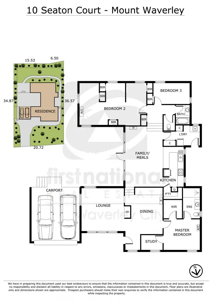 Floorplan of Homely house listing, 10 Seaton Court, Mount Waverley VIC 3149