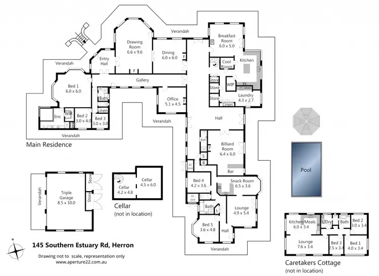 Floorplan of Homely house listing, 145 Southern Estuary Road, Herron WA 6211