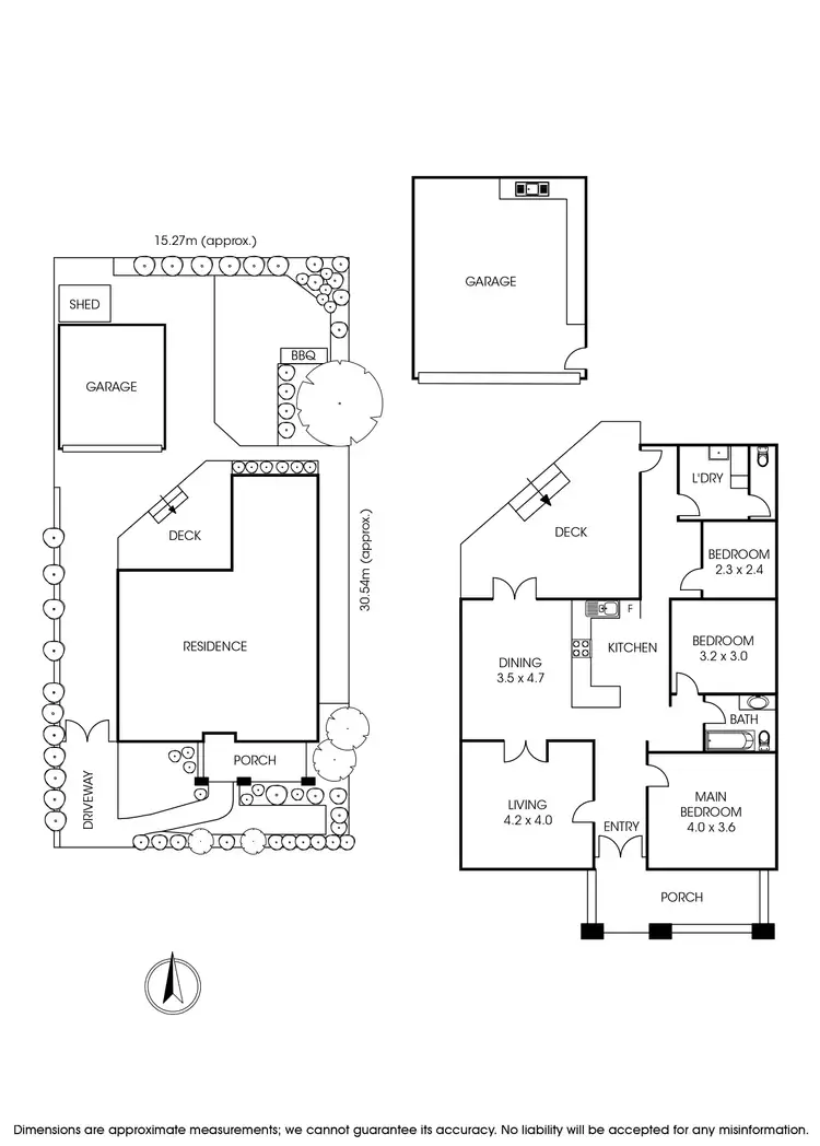 Floorplan of Homely house listing, 15 Down Street, Reservoir VIC 3073