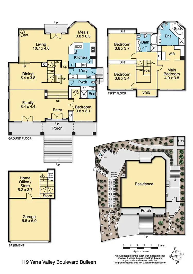 Floorplan of Homely house listing, 119 Yarra Valley Boulevard, Bulleen VIC 3105