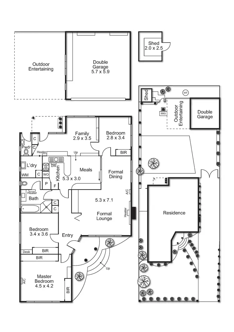 Floorplan of Homely house listing, 36 Molden Street, Bentleigh East VIC 3165