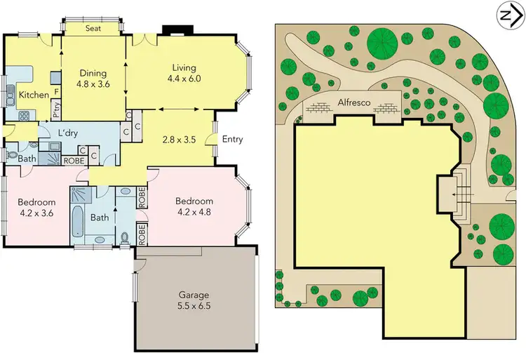 Floorplan of Homely house listing, 1/148 Finch Street, Glen Iris VIC 3146