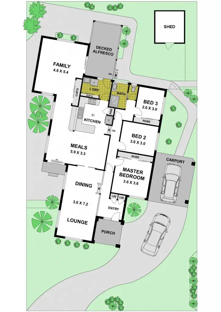 Floorplan of Homely house listing, 10 Koala Crescent, Westmeadows VIC 3049