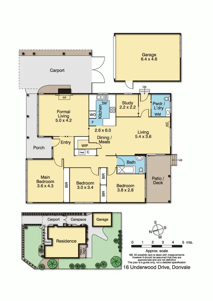 Floorplan of Homely house listing, 16 Underwood Drive, Donvale VIC 3111