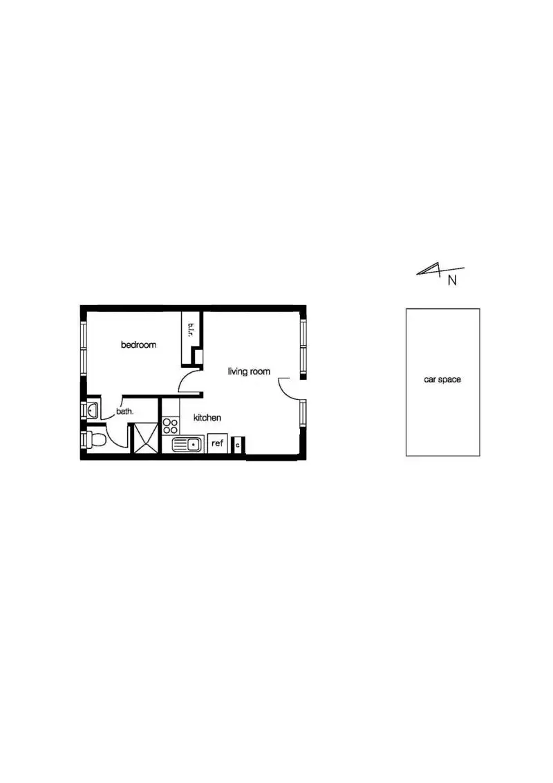 Floorplan of Homely unit listing, 12/58 Sargood Street, Altona VIC 3018