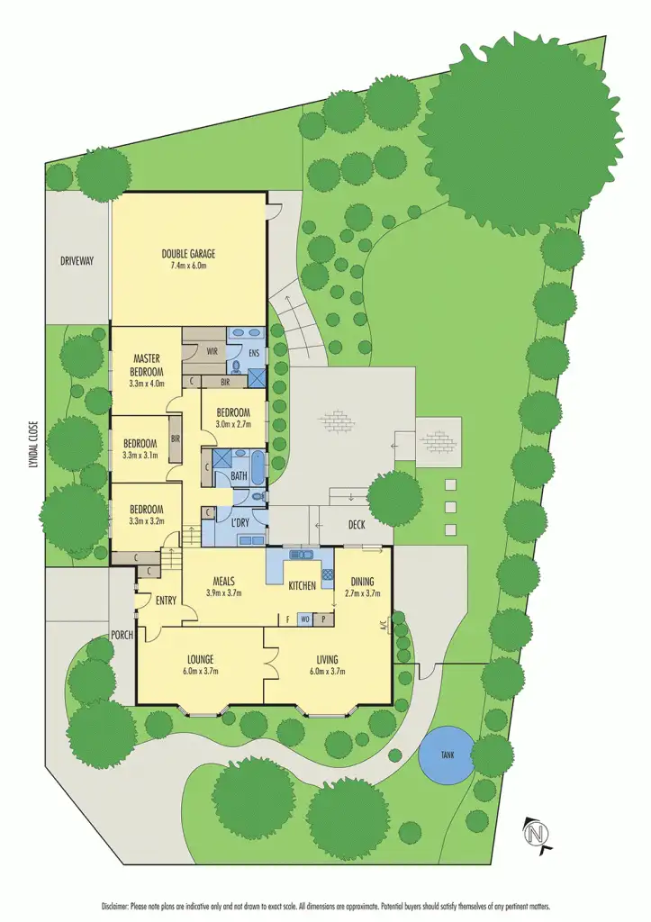 Floorplan of Homely house listing, 23 Deep Creek Drive, Doncaster East VIC 3109