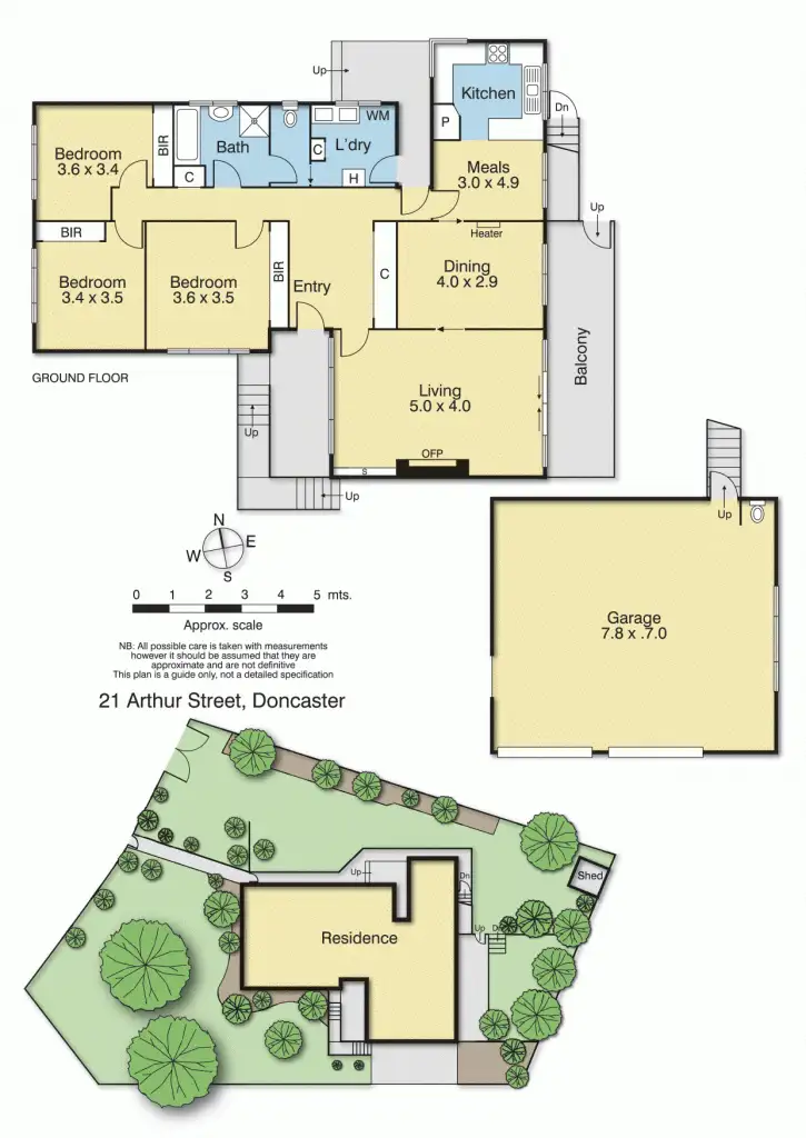 Floorplan of Homely house listing, 21 Arthur Street, Doncaster VIC 3108