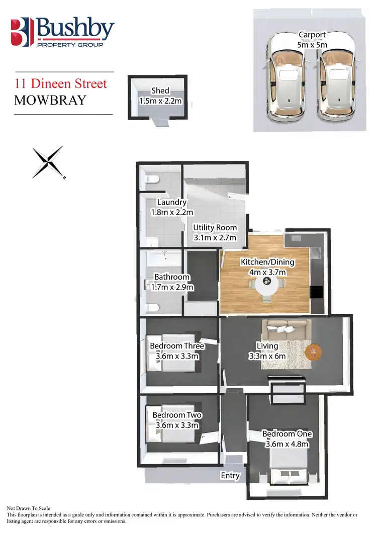 Floorplan of Homely house listing, 11 Dineen Street, Mowbray TAS 7248