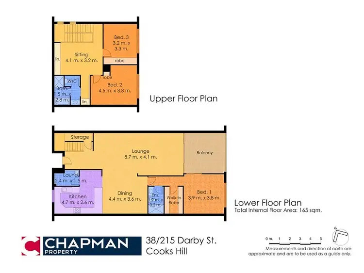 Floorplan of Homely apartment listing, 38/215 Darby Street, Cooks Hill NSW 2300