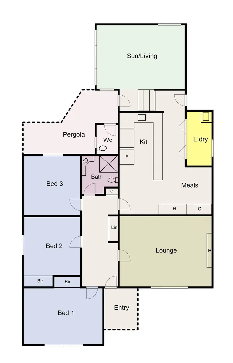 Floorplan of Homely house listing, 10 Prefect Street, Wendouree VIC 3355