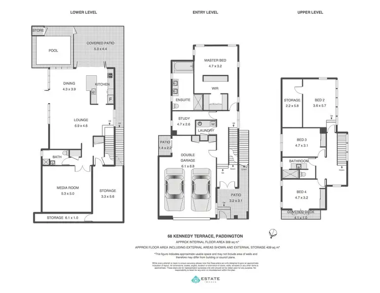 Floorplan of Homely house listing, 68 Kennedy Terrace, Paddington QLD 4064