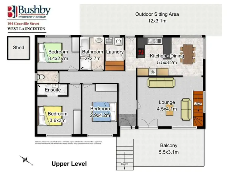Floorplan of Homely house listing, 104 Granville Street, West Launceston TAS 7250