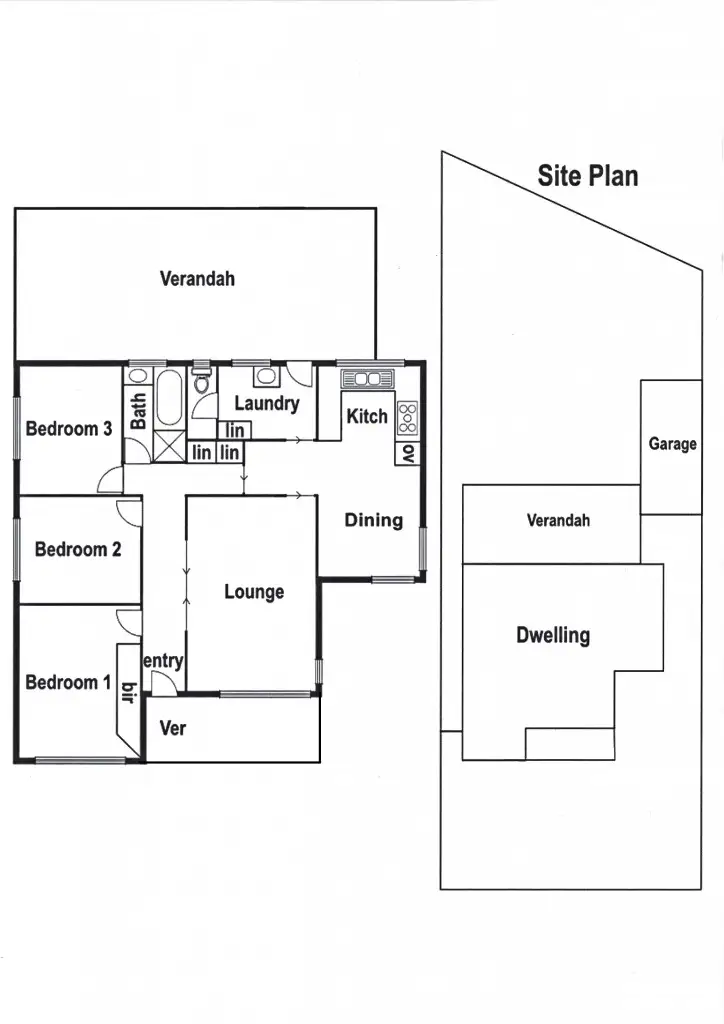 Floorplan of Homely house listing, 52 Elliot Street, Reservoir VIC 3073