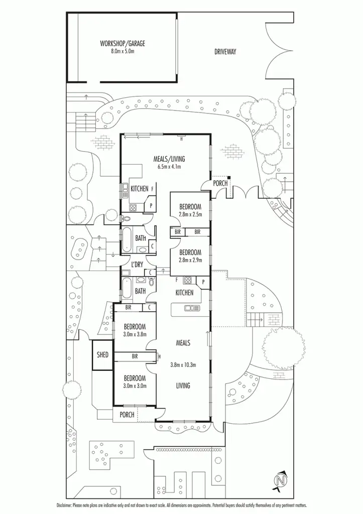 Floorplan of Homely house listing, 13 Green Street, Mooroolbark VIC 3138