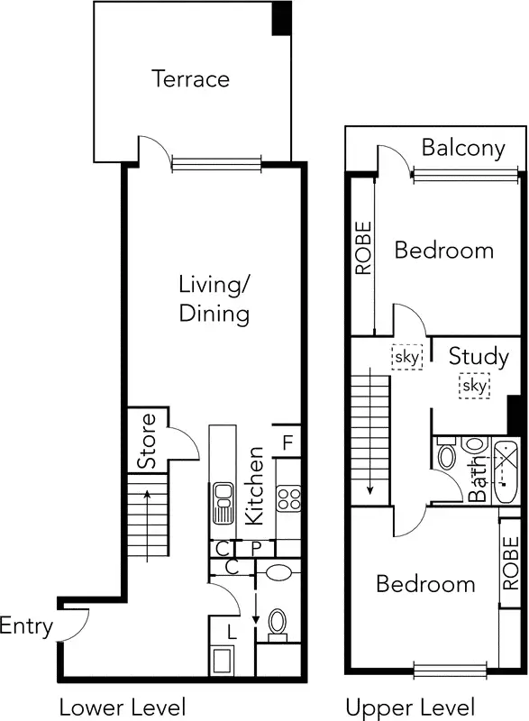 Floorplan of Homely apartment listing, 7/635 Hampton Street, Brighton VIC 3186