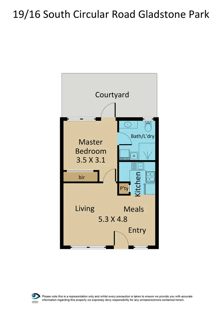 Floorplan of Homely unit listing, 19/16 South Circular Road, Gladstone Park VIC 3043