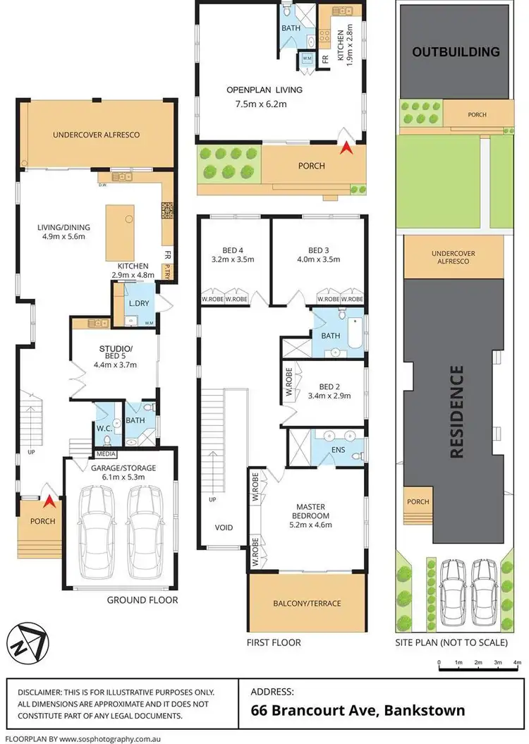 Floorplan of Homely house listing, 66 Brancourt Avenue, Bankstown NSW 2200