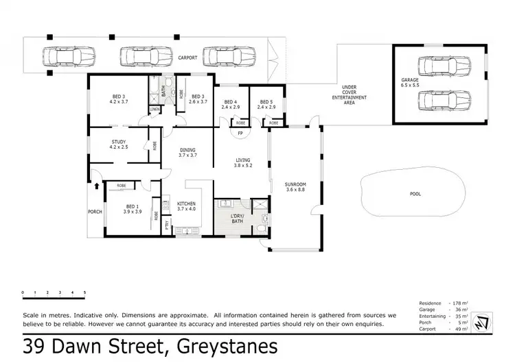 Floorplan of Homely house listing, 39 Dawn Street, Greystanes NSW 2145
