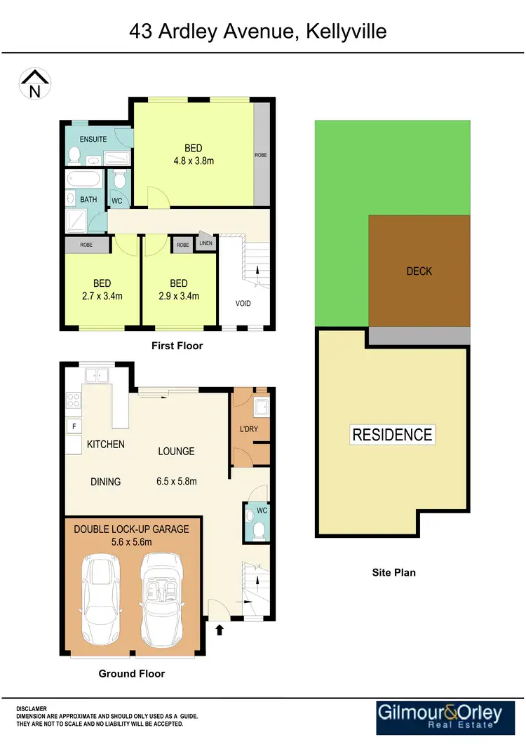 Floorplan of Homely townhouse listing, 43 Ardley Avenue, Kellyville NSW 2155