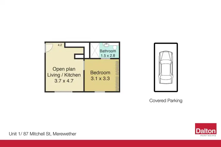 Floorplan of Homely house listing, 1/87 Mitchell Street, Merewether NSW 2291