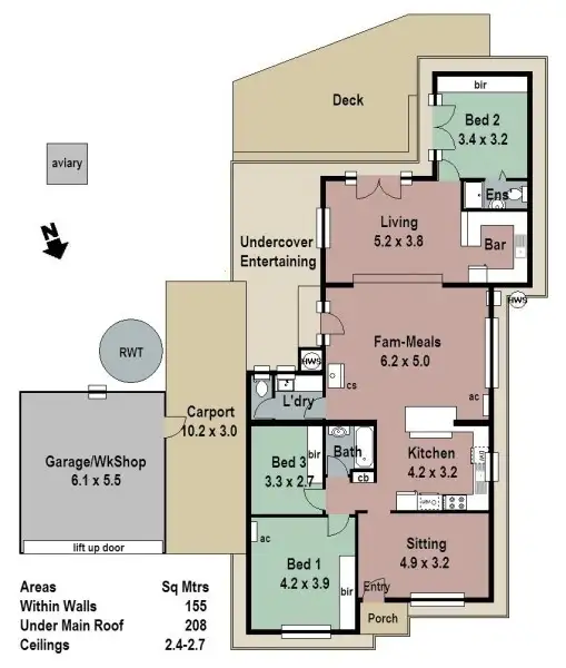 Floorplan of Homely house listing, 20 Nairne Road, Woodside SA 5244