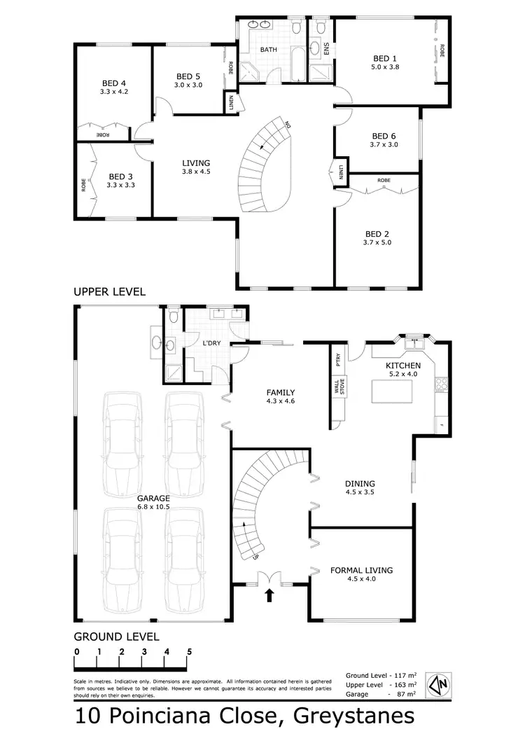 Floorplan of Homely house listing, 10 Poinciana Parade, Greystanes NSW 2145
