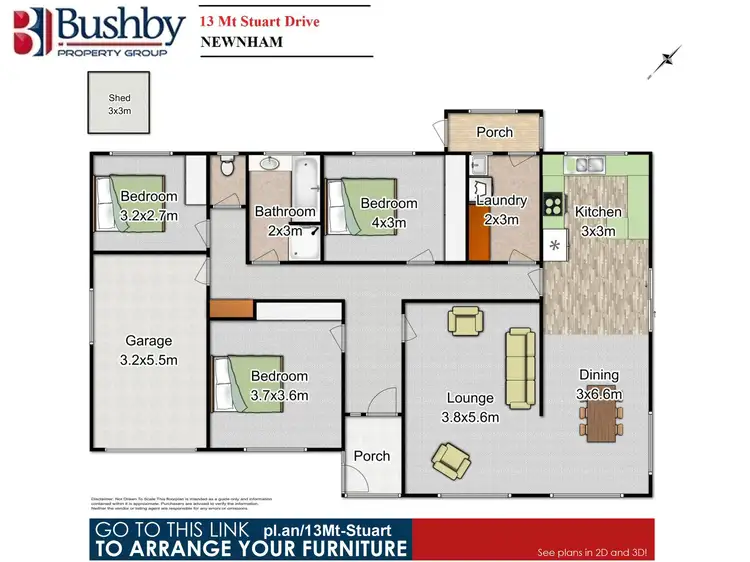 Floorplan of Homely house listing, 13 Mount Stuart Drive, Newnham TAS 7248