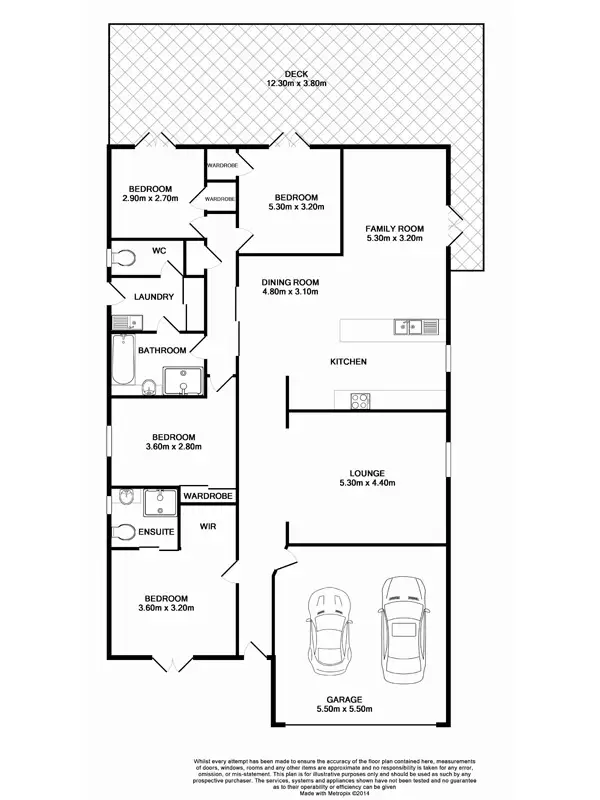 Floorplan of Homely house listing, 10 Penina Place, Oxley QLD 4075