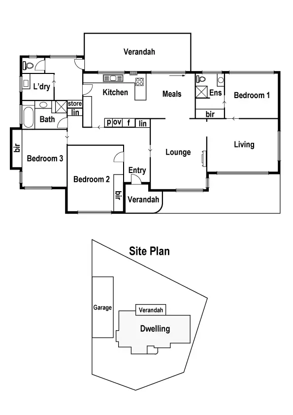 Floorplan of Homely house listing, 8 Suffolk Street, Reservoir VIC 3073