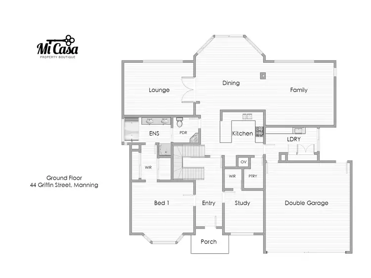 Floorplan of Homely house listing, 44 Griffin Crescent, Manning WA 6152